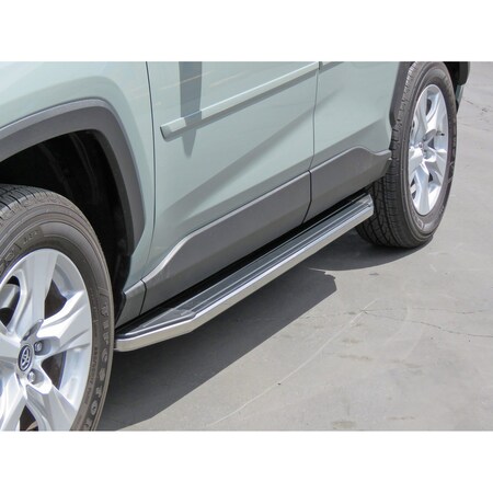 Steelcraft Automotive 19C Rav4 Black/Stainless Trim Stx100 Running Boards 135190
